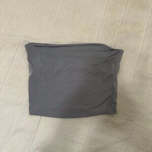 Silence and Noise Silver Gray Tube Top